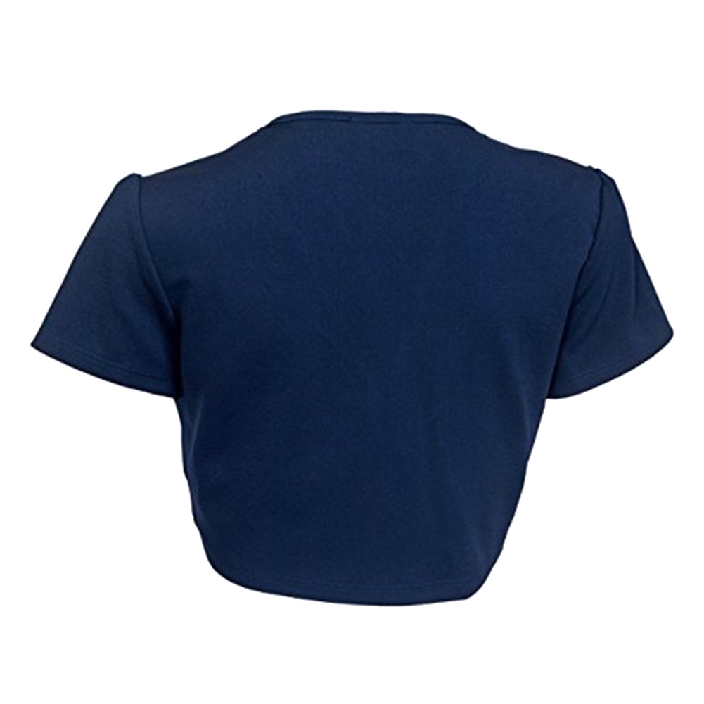 Áo Khoác Ngắn Tay Màu Trơn Kích Thước Lớn Bolero Shrug Cho Nữ