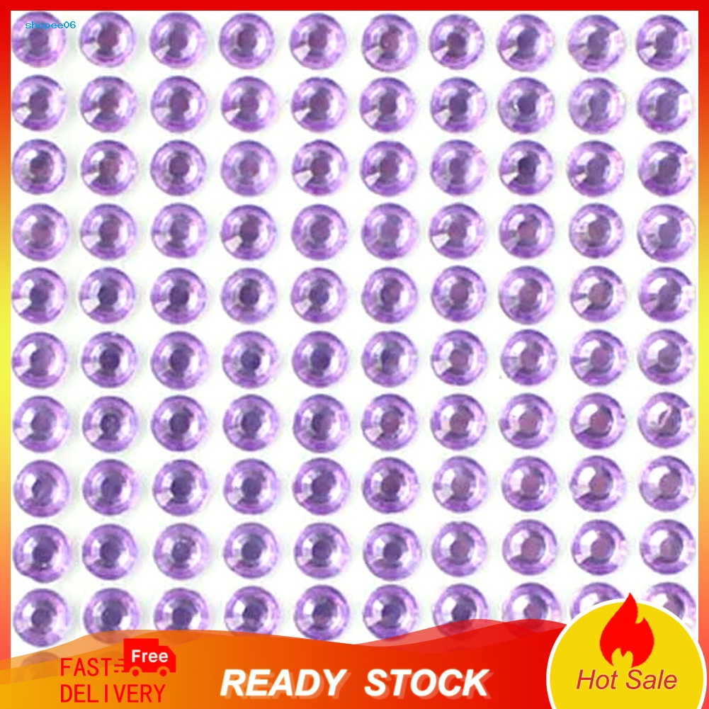 Đề Can Dán Trang Trí Điện Thoại Xe Hơi Tự Dính Đính Đá Lấp Lánh DIY