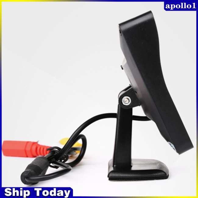 Màn Hình Tft Lcd 4.3-inch Hd Gắn Tấm Che Nắng Hai Chiều Cho Xe Hơi