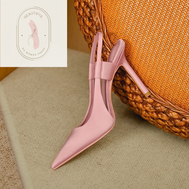 Giày Muller Cao Gót Mũi Nhọn Thời Trang Pháp Mới Dành Cho Nữ  2023 sandals