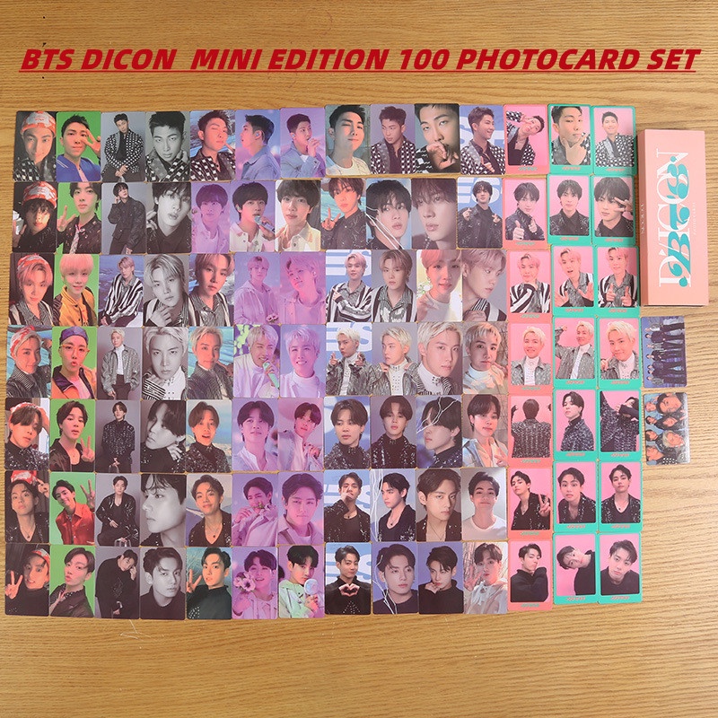 Hộp 100 Ảnh Lomo Card D 'Festa Nhóm Nhạc BTS