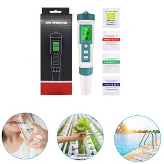 #voguez#7 in 1 digital lcd ph/td/ec/orp/temp/sg/salinity,water quality tester meter pen