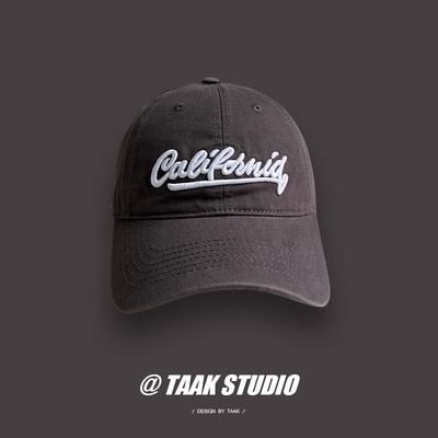 Mũ Lưỡi Trai Thêu Chữ California Chất Liệu Mềm Mại Phong Cách Thể Thao Trẻ Trung