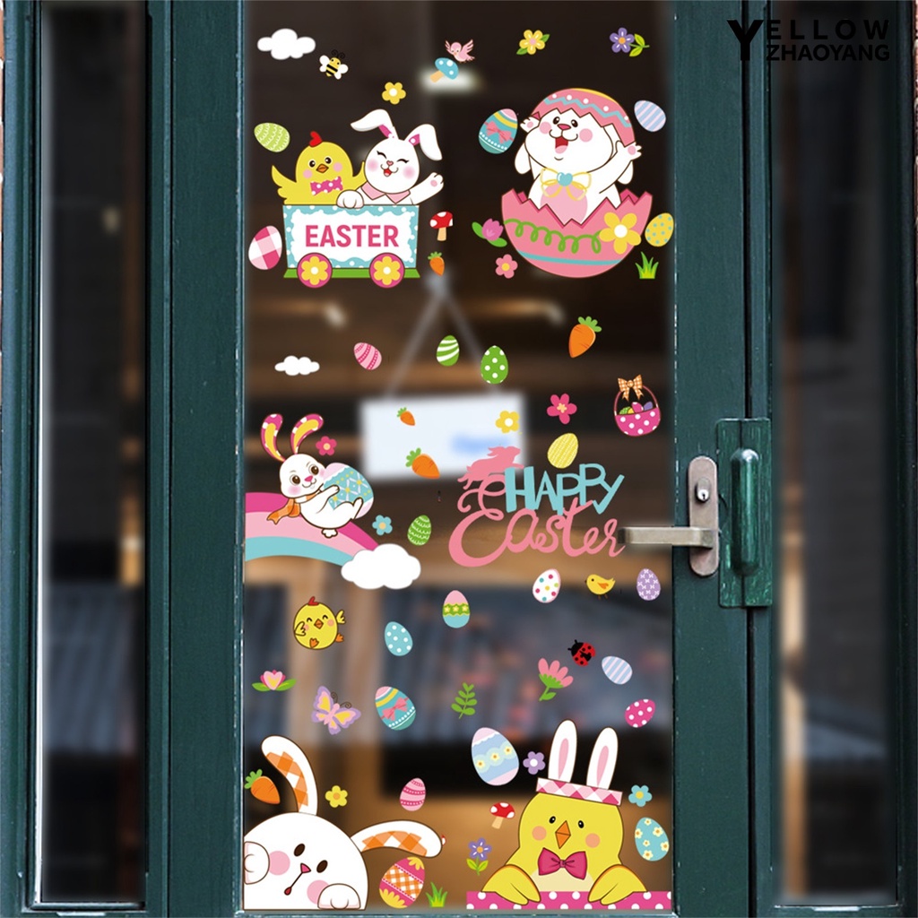 Ny-window Giấy Dán Tường Trang Trí Hình Thỏ Bunny L Ph C Đầy Sức Sống Quyến Rũ Công Sở Tinh Tế Quyến Rũ