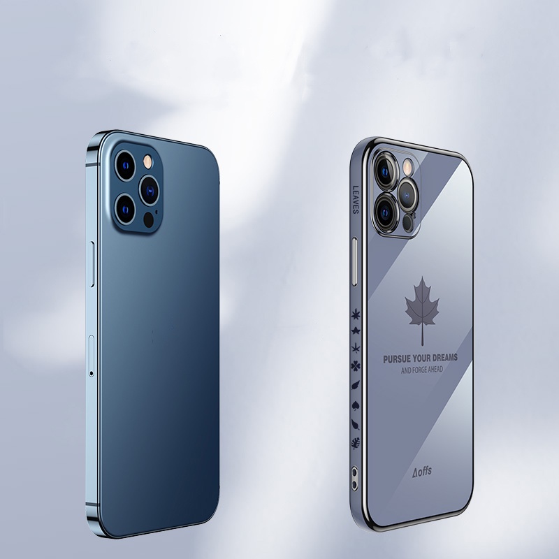 Ốp Lưng Realme C55 C35 C33 C30 C30S C25Y C21Y C21 C20 C17 C11 2021 C15 C12 C11 C3 C2 7i Ốp Điện Thoại Họa Tiết Lá Phong Cho FY
