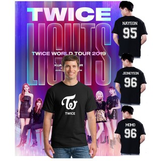 Áo thun kpop TWICE logo áo phông dáng rộng áo đôi