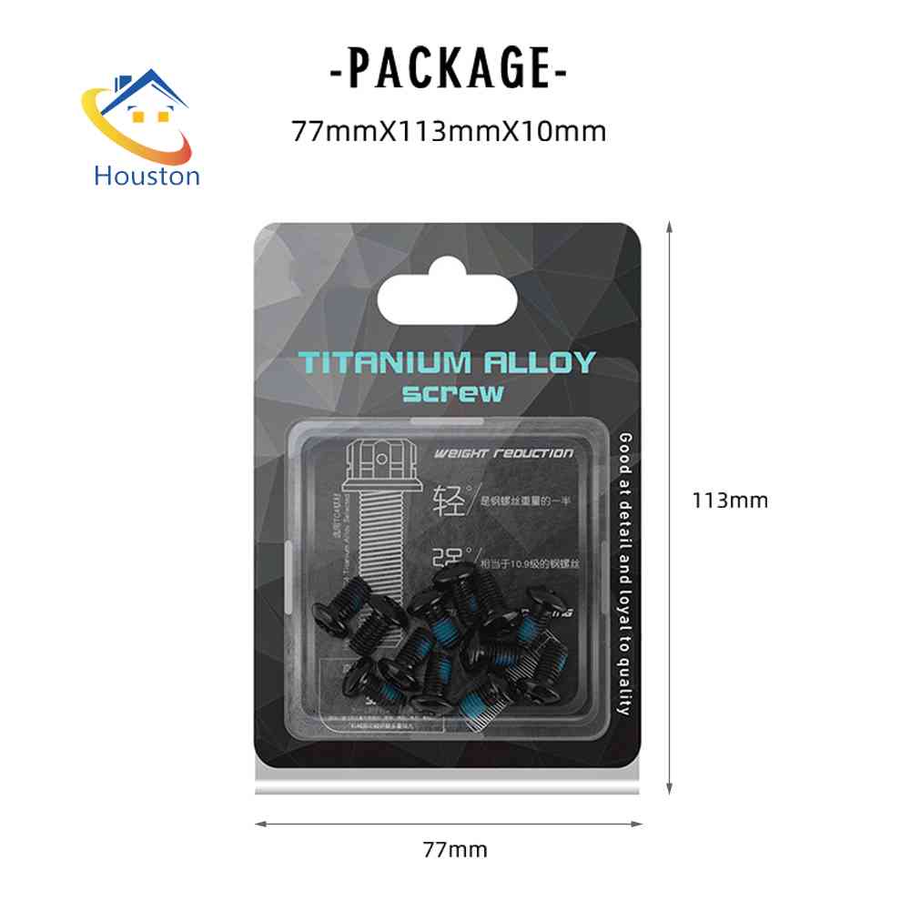 Ốc Vít Phanh Đĩa 12x M5x10mm Chuyên Dụng Cho Xe Đạp Leo Núi T25