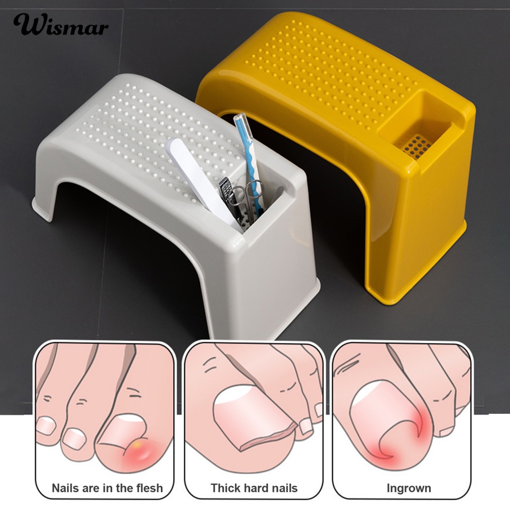 Giá Đỡ Kê Chân Khi Cạo Râu Bằng Nhựa Chống Trượt Đa Năng Tiện Lợi Dành Cho Nhà Tắm