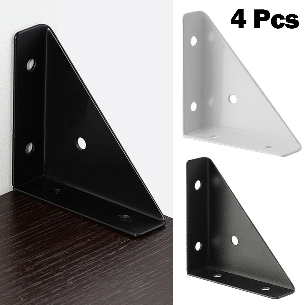 Set 4 Giá Đỡ Góc Tam Giác Màu Trắng / Đen