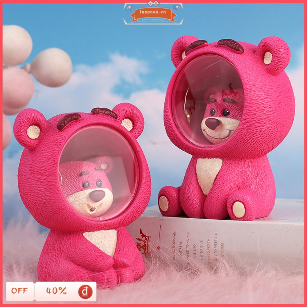 COD Đèn Ngủ Để Bàn Hình Gấu Lotso Dâu Tây Hoạt Hình Disney Sáng Tạo