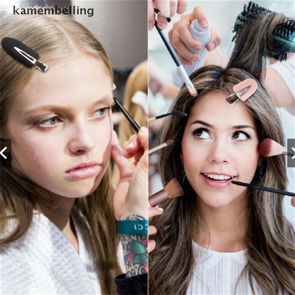 Set 4 Kẹp Tóc Mỏ Vịt Bằng Nhựa Trong Suốt Màu Kẹo Ngọt