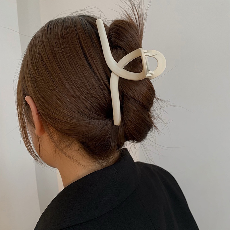 Kẹp Tóc Hình Cá Mập / Cá Mập Màu Nâu Cỡ Lớn Phong Cách Vintage Đơn Giản Thời Trang DIY