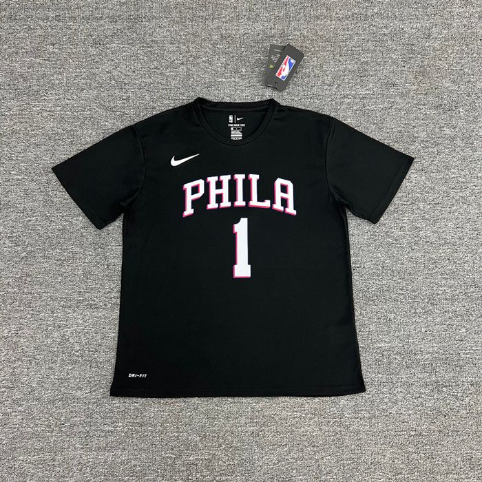 Áo Thun Bóng Rổ Tay Ngắn In Số 76 Người Chất Liệu Nhanh Khô Cao Cấp