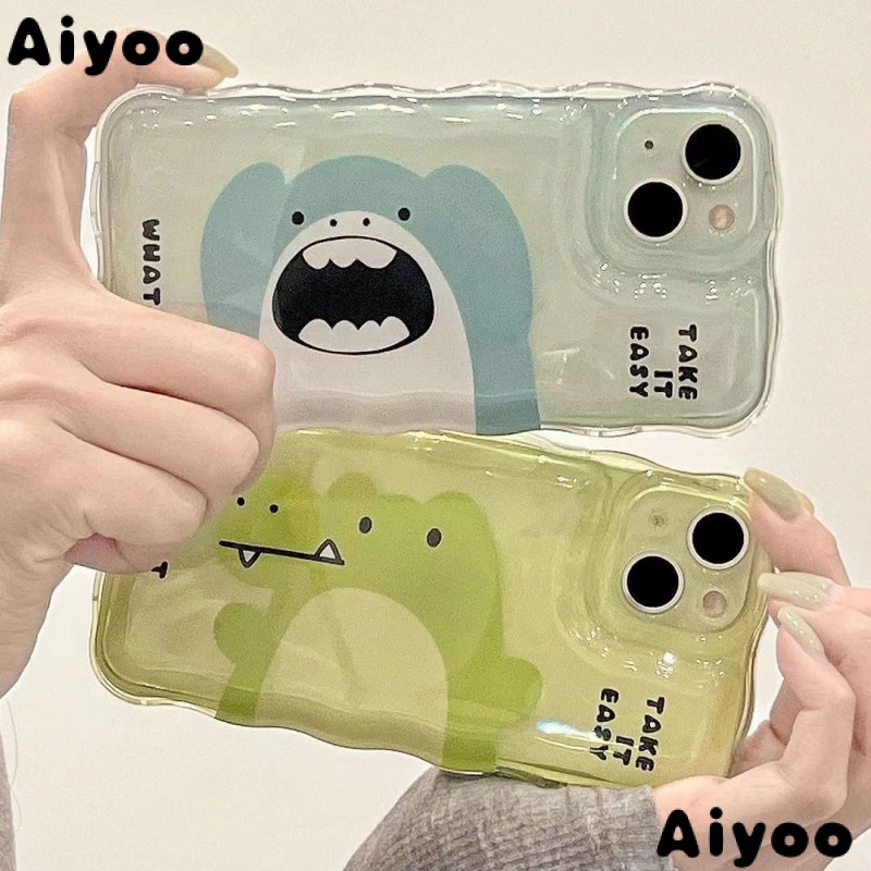 ✅Ốp Điện Thoại Mềm Trong Suốt In Hình Khủng Long 23H Cho iPhone 13 xs xr 12Promax 11