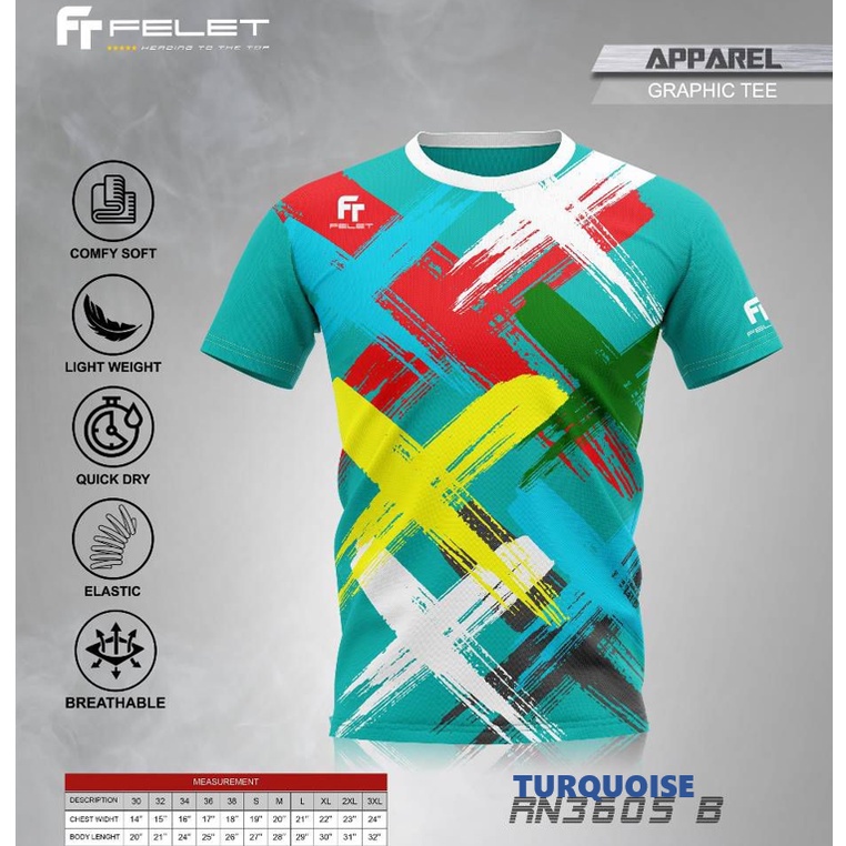 Felet Jersey Cổ Tròn 3605 3606 3603