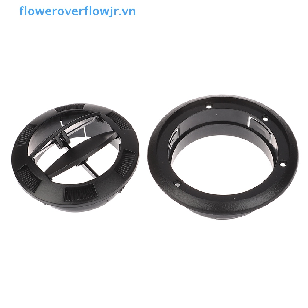 Khung Gắn Lỗ Thông Gió 75mm Màu Đen Có Thể Đóng Mở Cho Xe Buýt