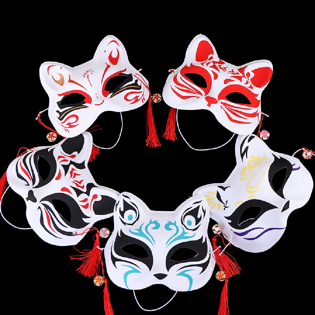 1 Mặt Nạ Nửa Mặt Hóa Trang Mèo Anime