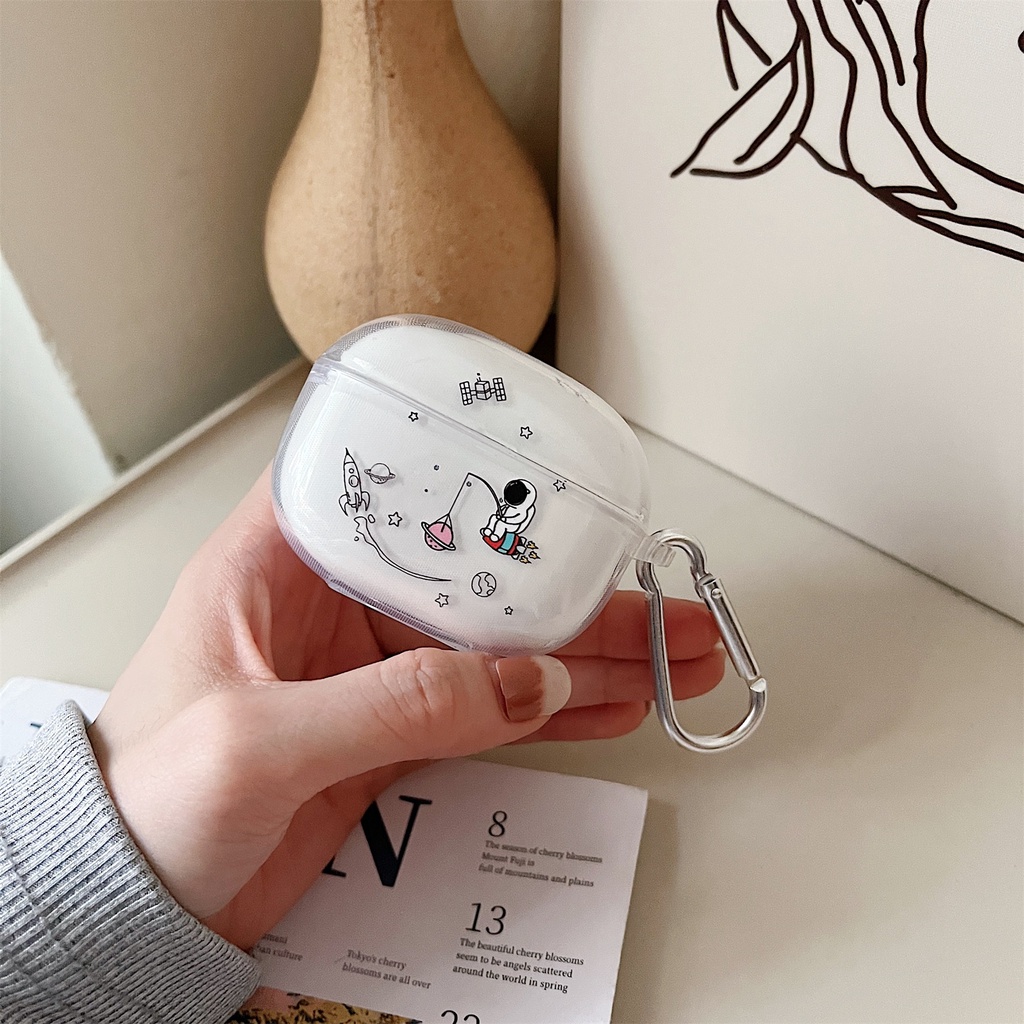 Ugreen Vỏ Bảo Vệ Hộp Sạc Tai Nghe Không Dây HiTune T3 TWS Bằng TPU Mềm Trong Suốt