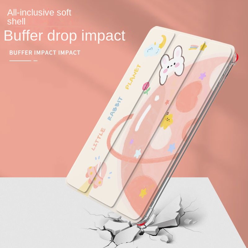 Ốp Máy Tính Bảng TPU Họa Tiết Hành Tinh Cho iPad Air 4 10.2 Gen7 / Gen8 / 9 Air4 / 5 10.9 gen5 / gen6 9.7 Air3 10.5 / Air1 / 2 9.7 Pro11 2021 Giá Đỡ