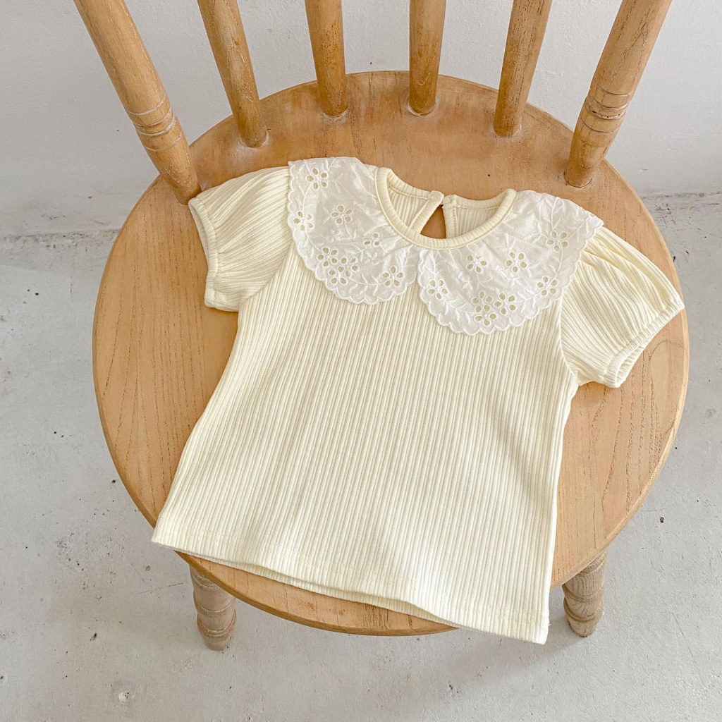 Bộ Áo Thun Tay Ngắn Và Quần Ống Loe Phong Cách Phương Tây Thời Trang Mùa Hè 2023 Dành Cho Bé Gái