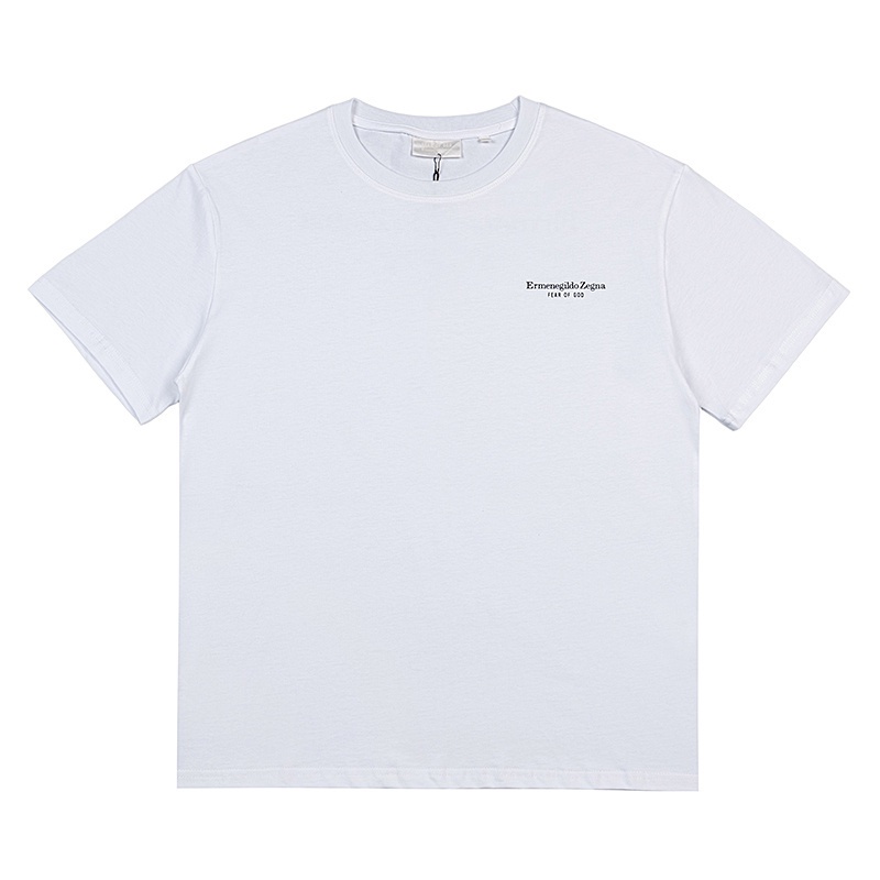 F-o-g- Áo Thun Tay Ngắn Cổ Tròn In Hình Tam Giác Trước Sau Lưng Thoáng Khí Thoải Mái Chất Lượng Cao Thời Trang Mùa Hè