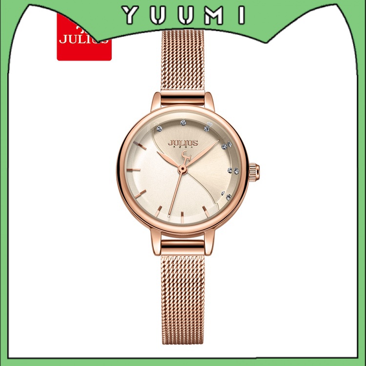 Đồng Hồ Quartz julius / julius Chính Hãng Chất Liệu Thép Không Gỉ Chống Thấm Nước Ja-1241