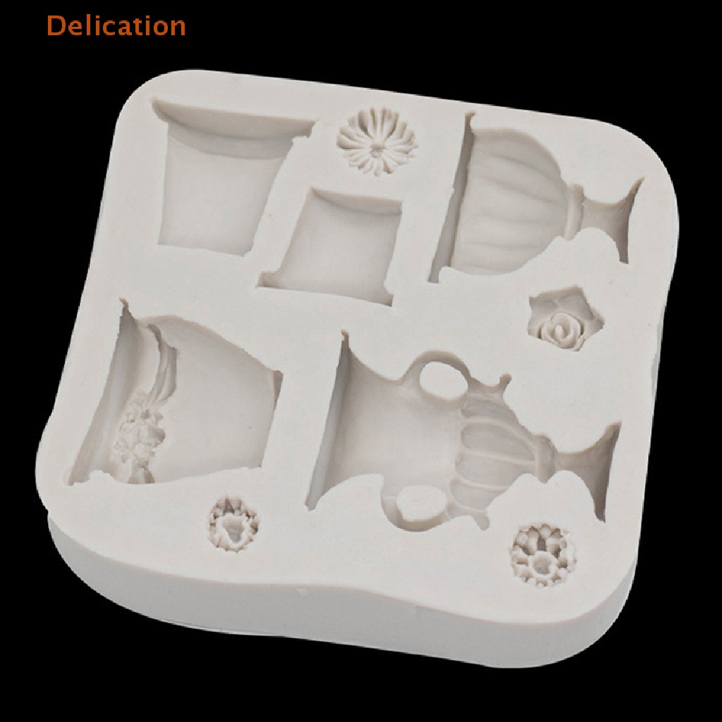 Khuôn Silicone Tạo Hình Chậu Hoa / Bánh Kẹo / Socola Tiện Dụng