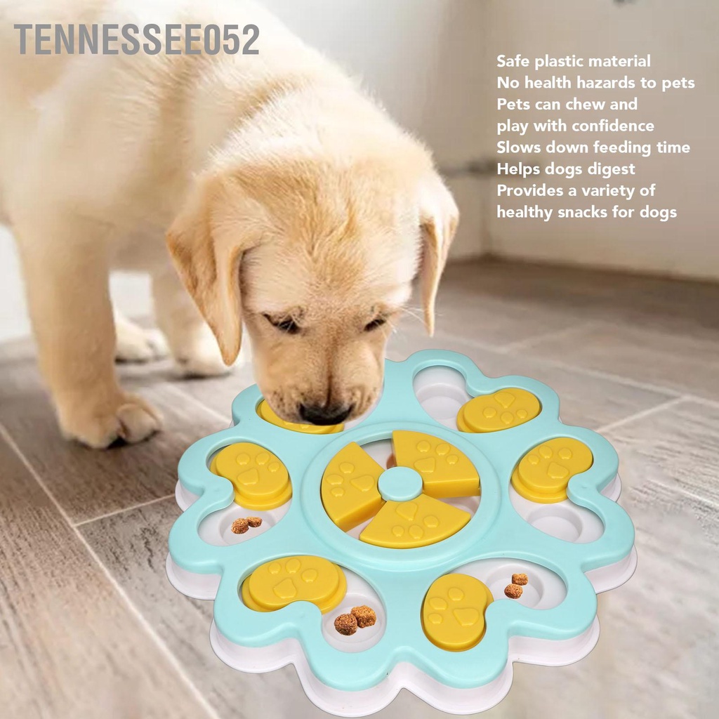 Dog Puzzle Toy Safe Interactive Puppy Treat Food Feeder Dispenser for Mental Enrichment IQ Training