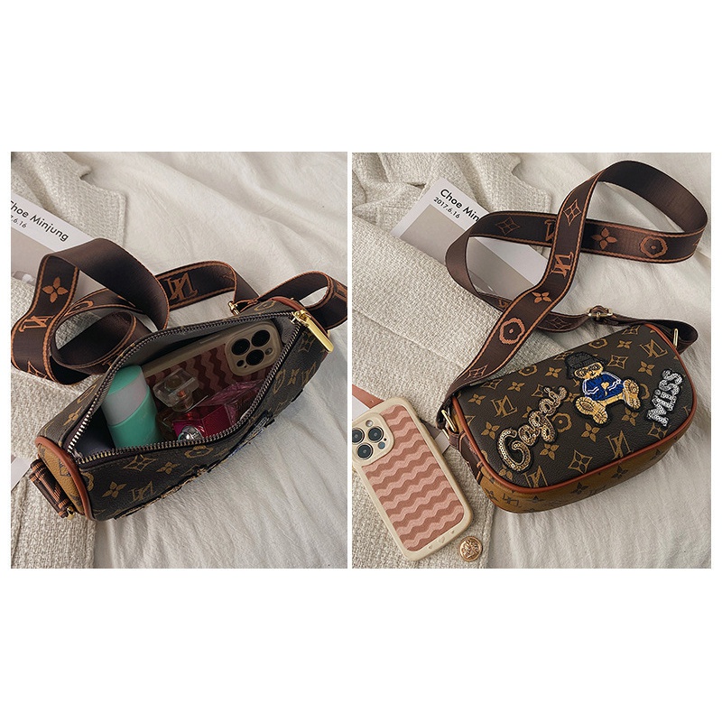 Túi Đeo Chéo Dáng Vuông Nhỏ Phong Cách Retro Thời Trang 2023 Cao Cấp Cho Nữ nhà Mibon