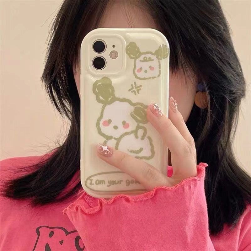 ✅Ốp Điện Thoại Mềm Trong Suốt Hình Cún Hoạt Hình Dễ Thương Cho iPhone 14 / 13promax 12 / 11 xr / xs / 8 7Pin 6P7Y