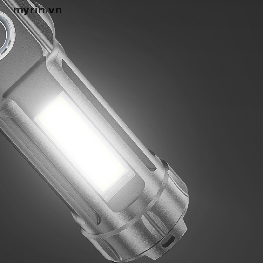 Đèn Pin LED COB Mini Chống Thấm Nước Có Thể Sạc Lại Qua USB