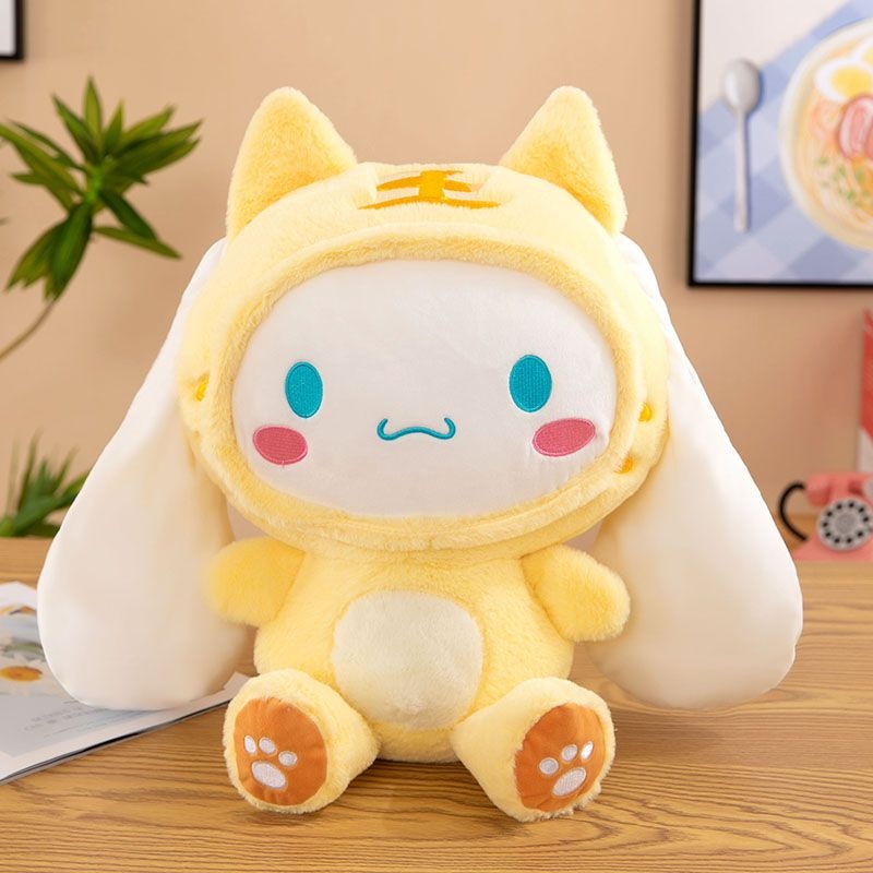Thú Nhồi Bông Hình Cinnamoroll / Gấu Cinnamon / Thỏ Màu Trắng Dễ Thương Dùng Làm Quà Tặng Cho Bạn Gái Meilodi