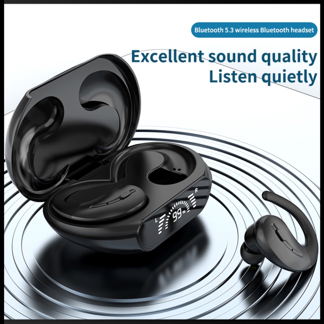 1 Cặp Tai Nghe Thể Thao Không Dây Bluetooth 5.3 Chống Ồn Màn Hình Kỹ Thuật Số Tws