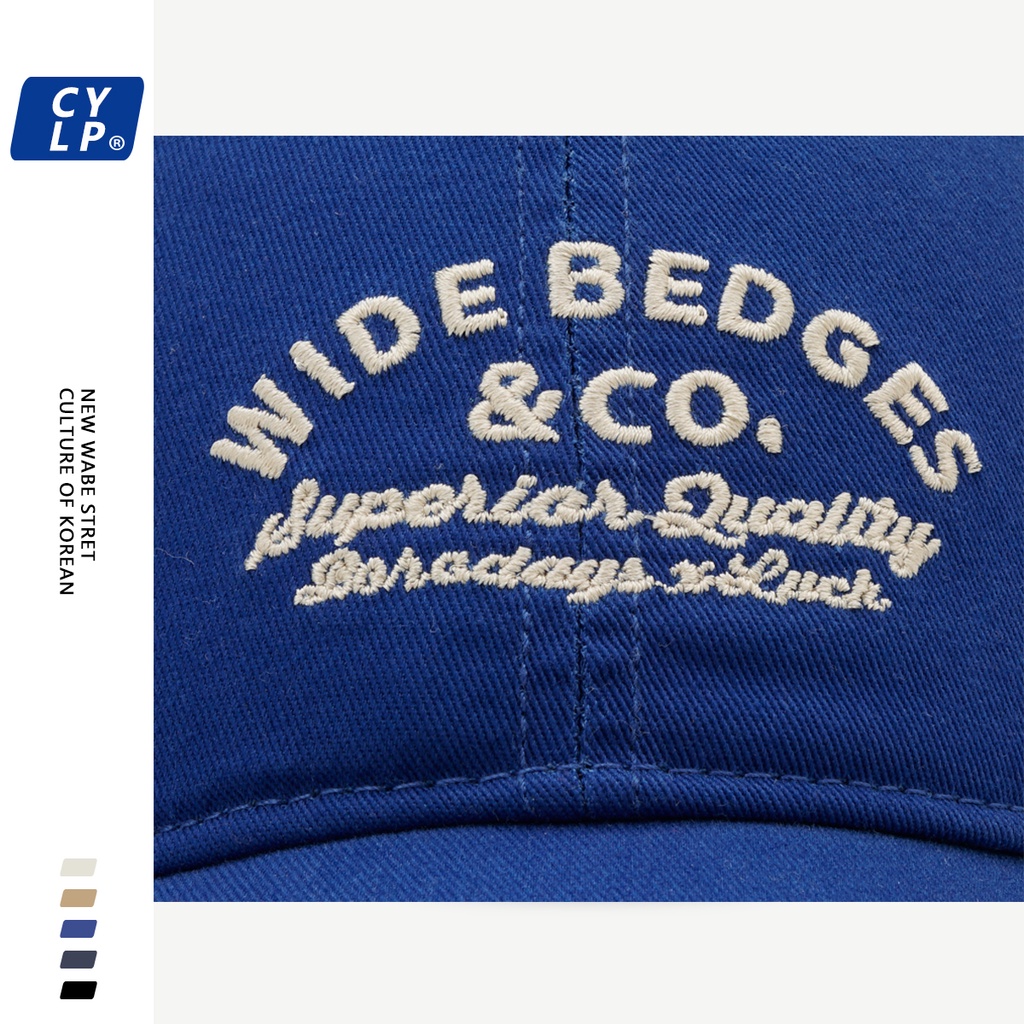 Mũ Lưỡi Trai Mềm Thêu Chữ Phong Cách Đường Phố Hàn Quốc Thời Trang Mùa Hè Cho Cặp Đôi