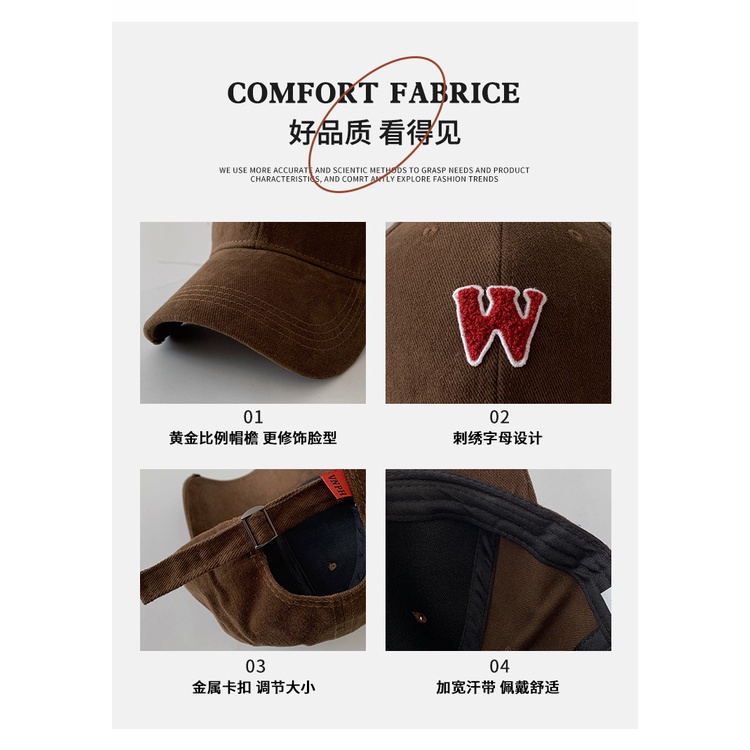 Mũ Lưỡi Trai In Chữ Phong Cách Hàn Quốc Thời Trang Cho Nữ