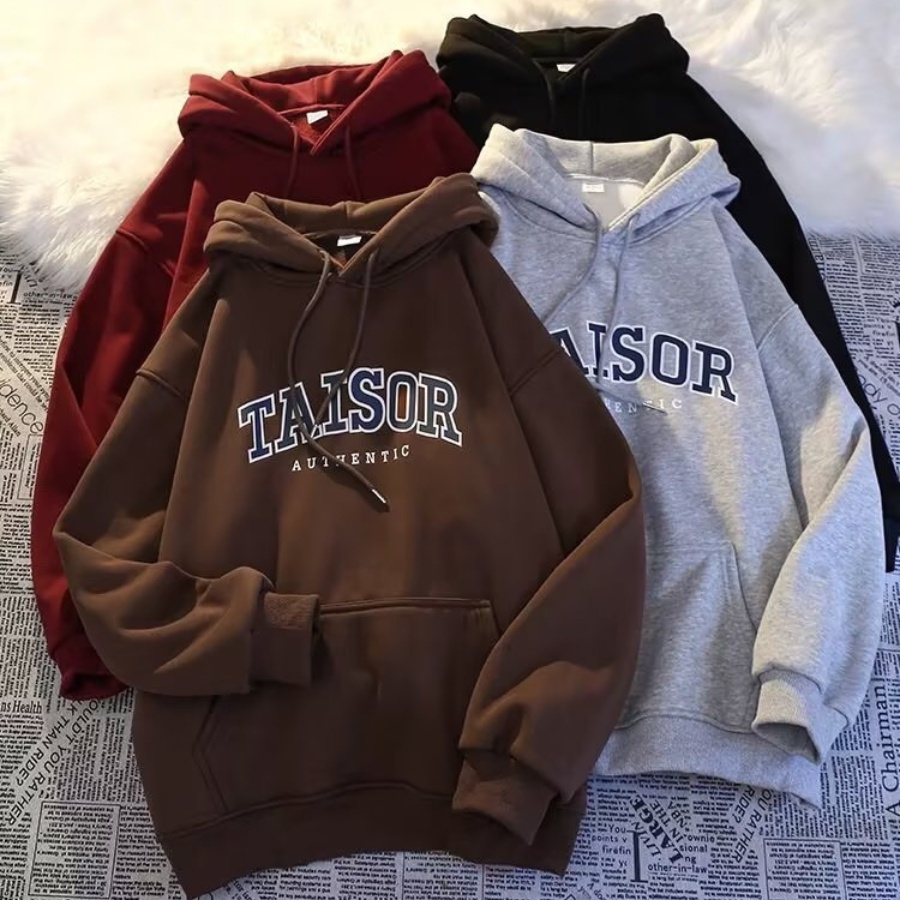 Áo Hoodie Nam Nữ Unisex In TAISOR Authentic Nỉ Form Rộng -MinishopVN Thời Trang Unisex