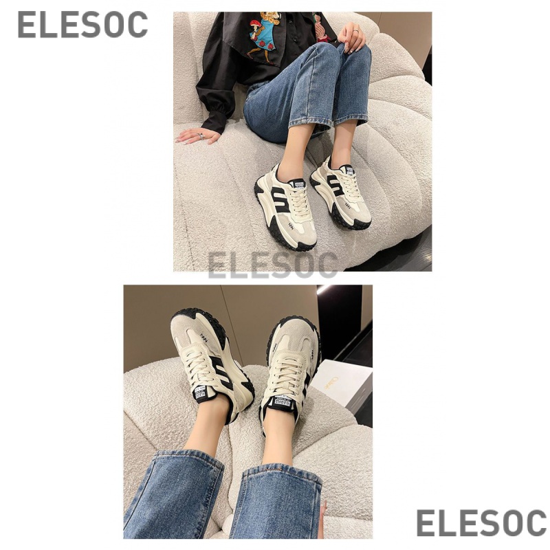 Giày Thể Thao Đế Dày Tăng Chiều Cao Thời Trang Thu Đông 2023 Cho Nữ