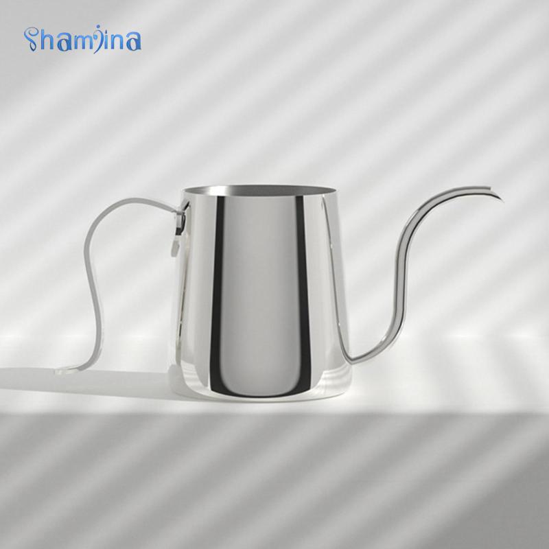 Shamjina Ấm Đun Nước Pha Cà Phê Tiện Dụng Cho Gia Đình inox 304 mịn 250ML