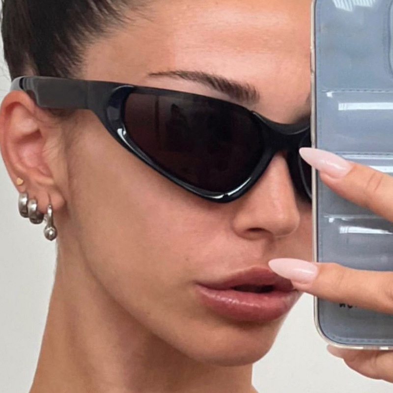 Kính Mát Gọng Vuông Thời Trang Mới Cho Nam Nữ Màu Sắc