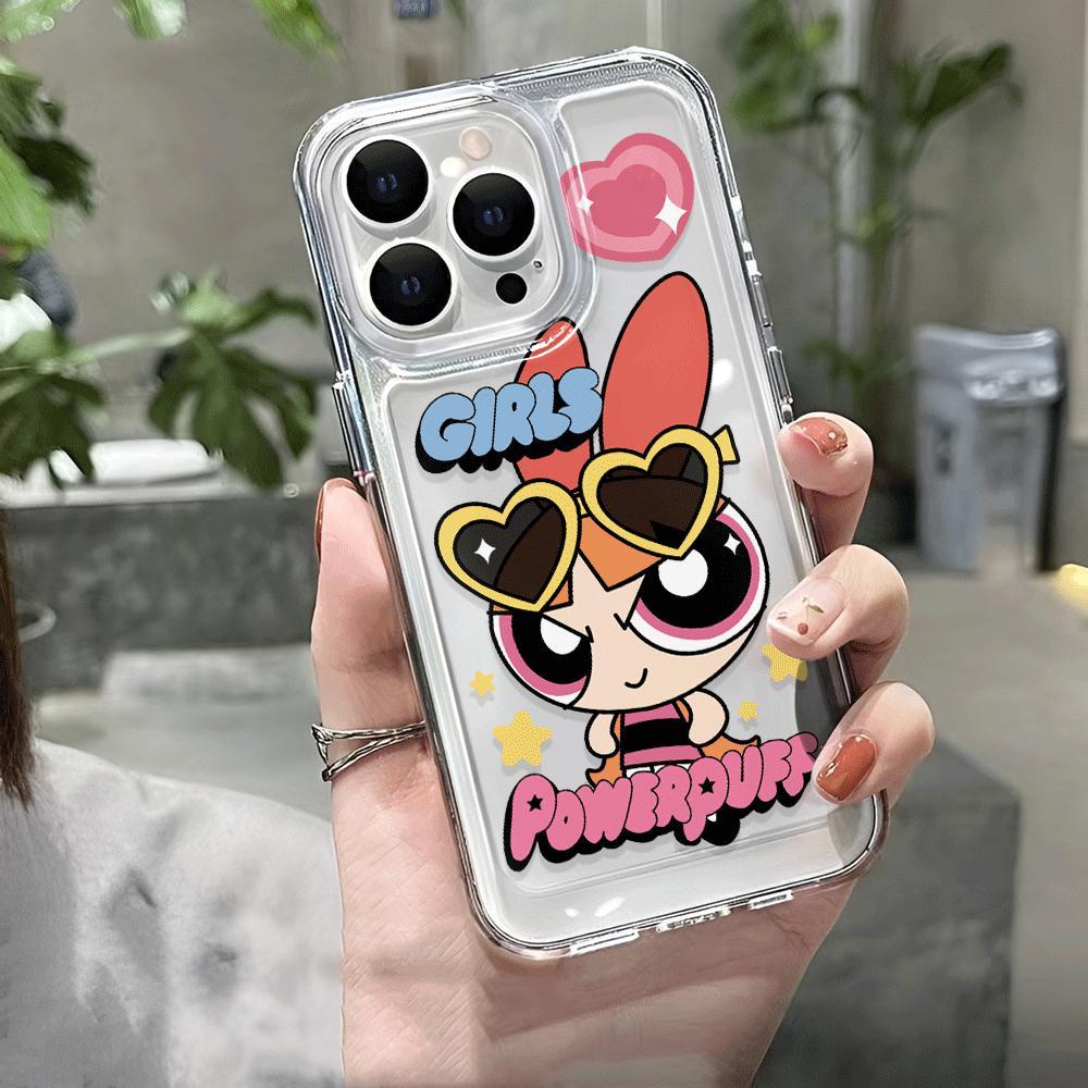 Ốp Điện Thoại Silicon TPU Mềm Trong Suốt Họa Tiết Cô Gái Dễ Thương Cho IPhone 14 13 11 12 Pro XS Max XR X 8 + 7 6S Plus