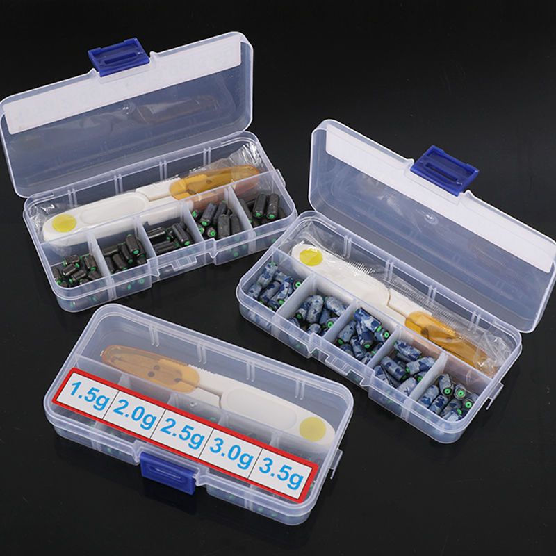 Hộp 50 Chì Câu Cá Chuyên Dụng Chất Lượng Cao