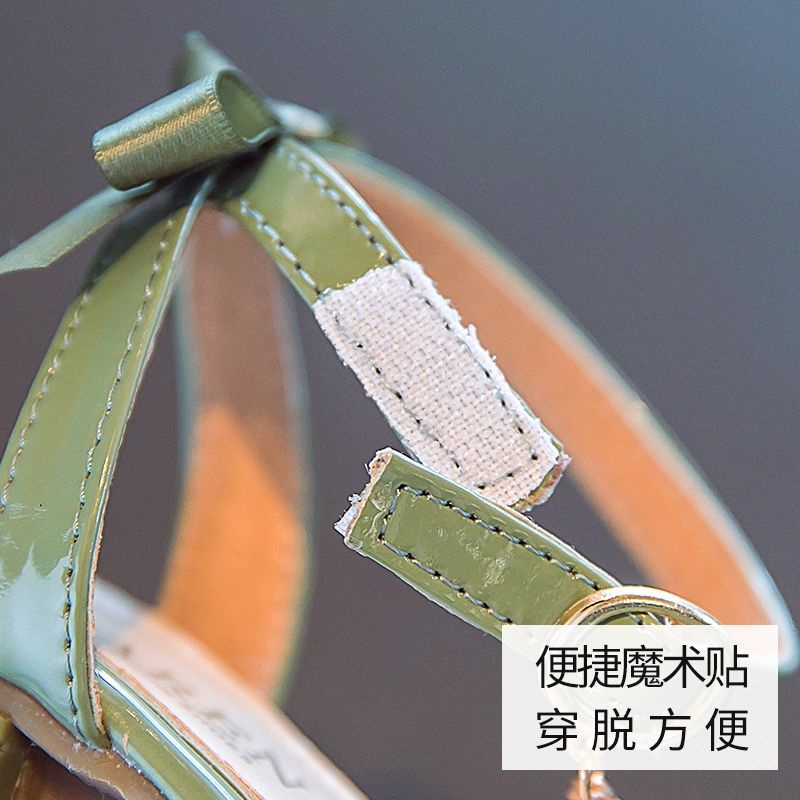 Xăng đan Công Chúa Bằng Da Đế Mềm Thời Trang Mùa Hè Hàn Quốc 2023 Dành Cho Bé Gái