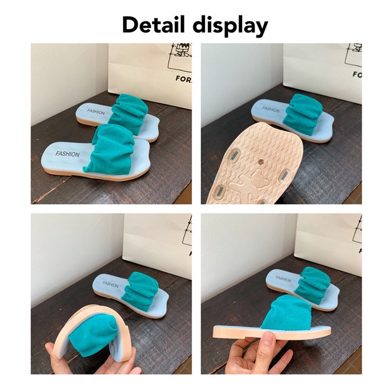 Bololo Dép Sandal Đế Bằng Phong Cách Thời Trang Hàn Quốc Dành Cho Bé