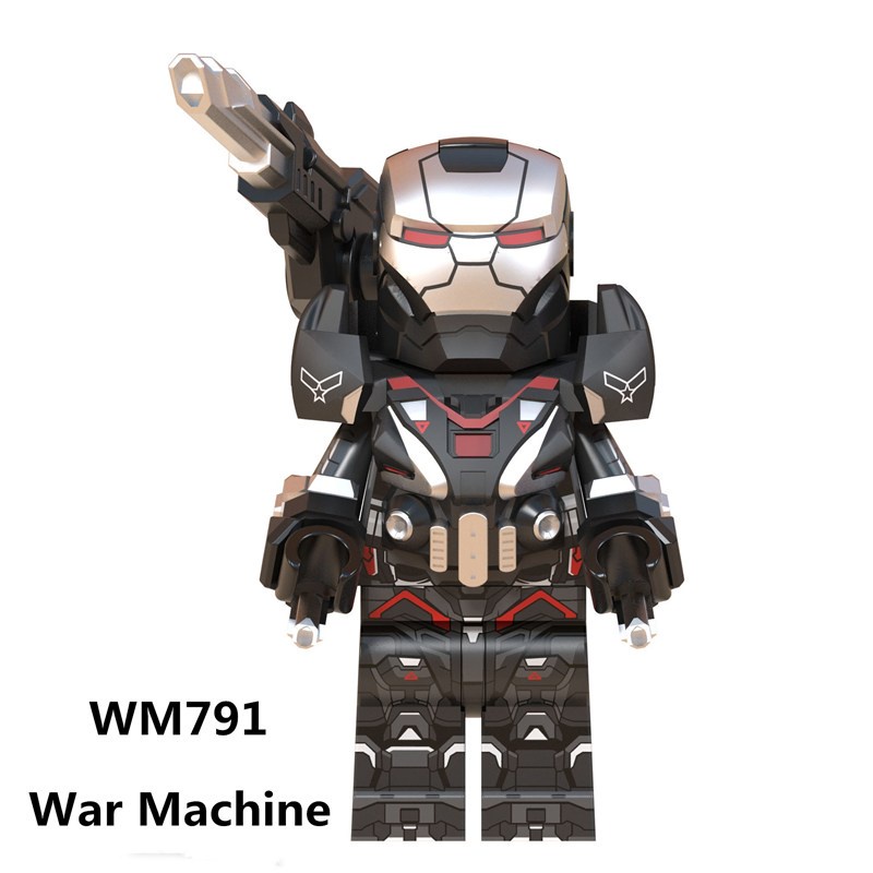 Superhero War Machine Building Block Minifigures Toys action figures HT