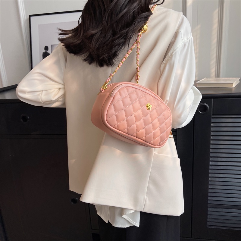 Túi Đeo Vai Màu Trắng Thiết Kế Đơn Giản Phong Cách niche Dễ Phối Đồ Cho Nữ