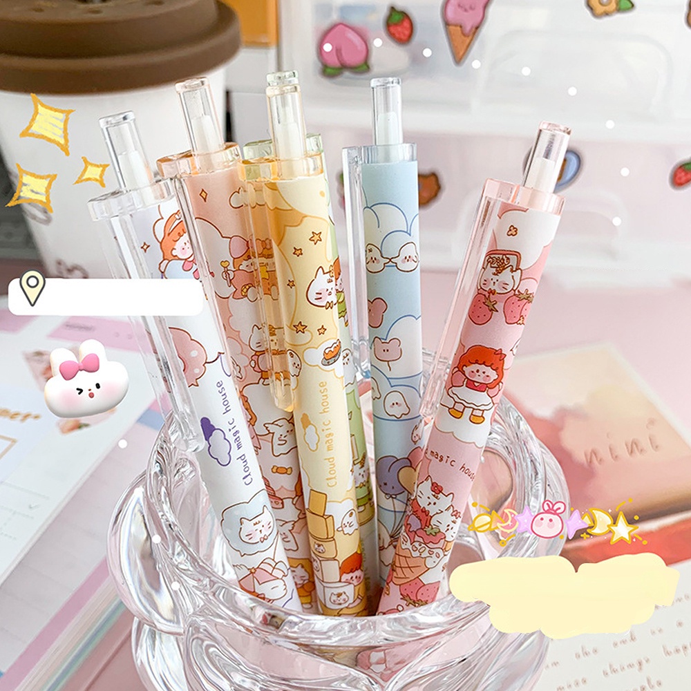 Bút Bi Họa Tiết Hoạt Hình Phong Cách Nhật Bản