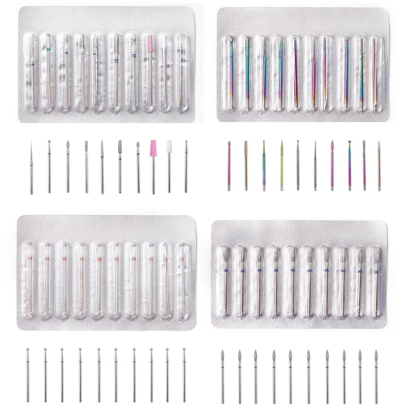 Set 10 Mũi Khoan Móng Tay Chuyên Dụng