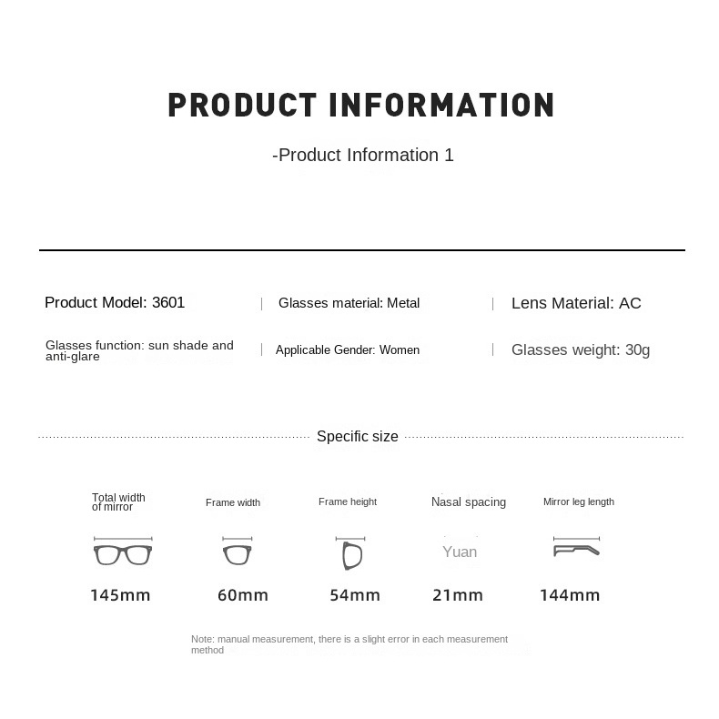 Kính Mát Nửa Gọng Kim Loại Phong Cách Retro Thời Trang Cho Nữ