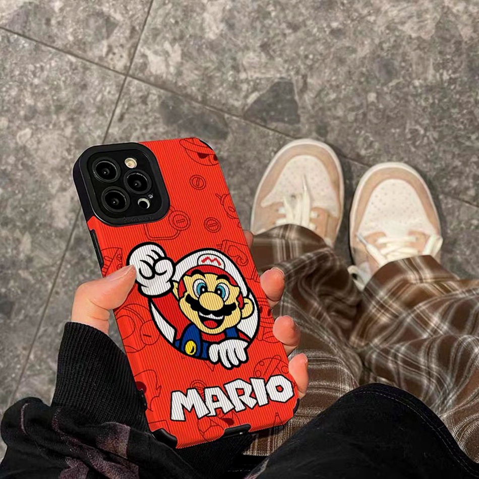 Ốp Điện Thoại Da Silicon Hình Super Mario Cho iPhone 11 12 13 14 Pro MAX 11Pro 12Pro 13Pro 6 6S 7 8 Plus X XR XS MAX SE 2020