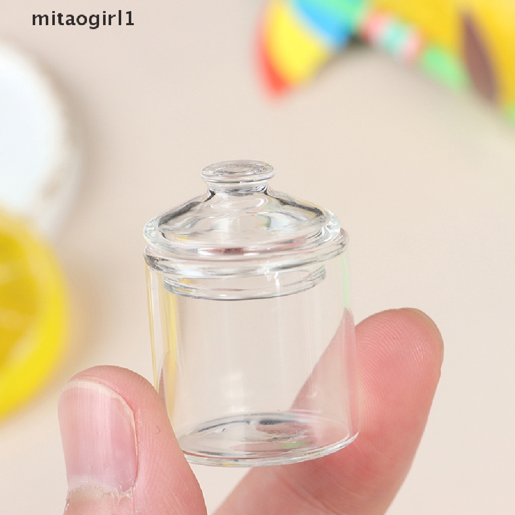 Lọ Thủy Tinh borosilicate mini Đựng Kẹo Đồ Chơi Búp Bê Trang Trí Cửa Hàng
